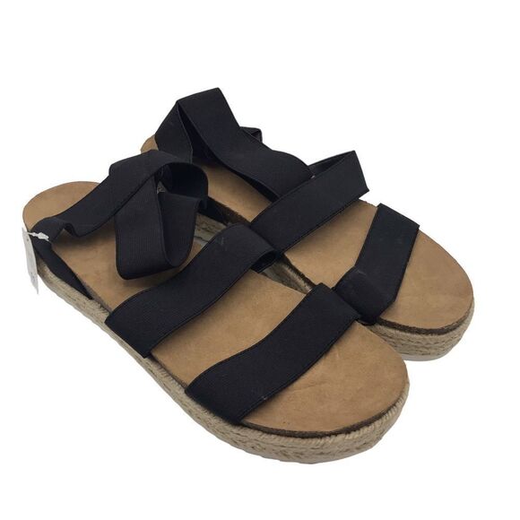 Elastic/Cork/Woven Platform Size 11 NWT - Picture 1 of 9